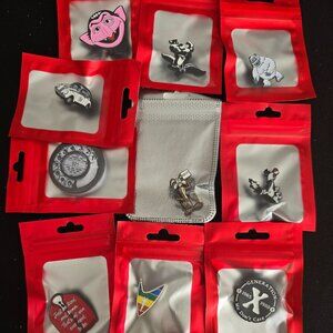 Enamel Pin Lot – 70s Retro Collector Set